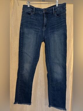 Lucky Brand Dark Blue Ankle Crop Jeans